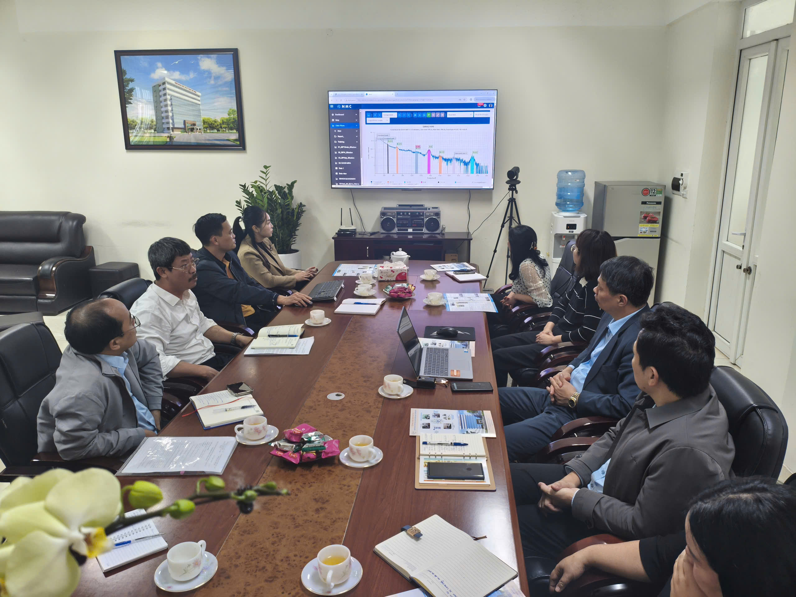 TRUNG TÂM KHOA HỌC, CÔNG NGHỆ VÀ  ĐỔI MỚI SÁNG TẠO TỈNH LÀO CAI TĂNG CƯỜNG HỢP TÁC  VỚI VIỆN KHOA HỌC VÀ KỸ THUẬT HẠT NHÂN